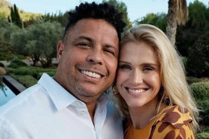 Ronaldo Fenômeno e esposa Celina Locks - (crédito: Reprodução / Instagram) Ronaldo Fenômeno e esposa Celina Locks - (crédito: Reprodução / Instagram)