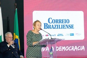 A deputada Luzia Ferreira –  Democracia 40 anos: Conquistas, Dívidas e Desafios -  (crédito: Mariana Campos/CB/DA Press)