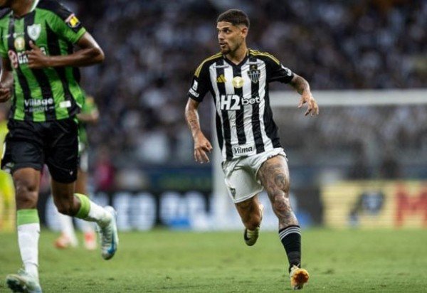 RUBENS - Foi discreto e deu pouca opÃ§Ã£o no apoio. Poderia ter buscado mais o jogo. NOTA: 5,0 - Foto: Pedro Souza / AtlÃ©tico