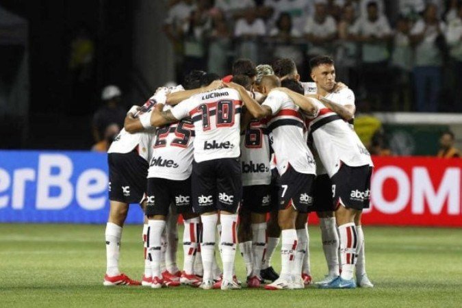 Time são-paulino caiu para o Palmeiras na semifinal do Paulistão -  (crédito: Foto: Rubens Chiri/São Paulo FC)