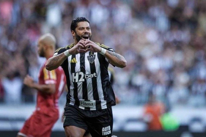 Hulk bateu o recorde de artilharias consecutivas do Mineiro -  (crédito: - Foto: Pedro Souza / Atlético)