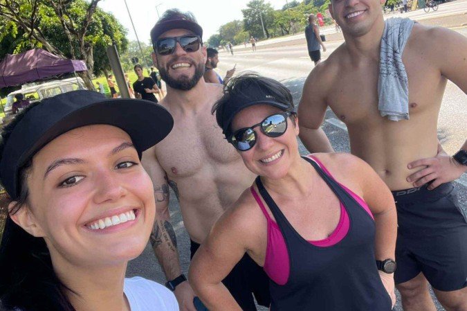 Luísa Miranda (esquerda) teve dificuldades de correr devido ao calor