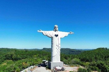 Cristo em Encantado (RS) -  (crédito: Material cedido ao Correio)
