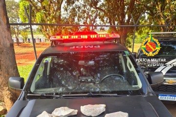 A suspeita foi conduzida à 1ª Delegacia para os procedimentos legais. -  (crédito: PMDF/Divulgação)