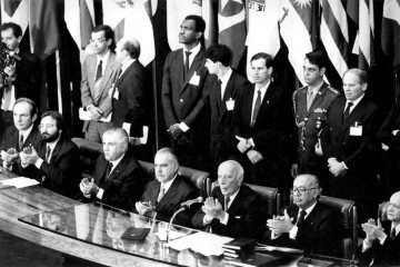 Para o ex-presidente José Sarney, a Assembleia Nacional Constituinte foi 'o ponto culminante de um pacto pela estabilidade democrática' -  (crédito:  Júlio Alcântara/CB/D.A Press )