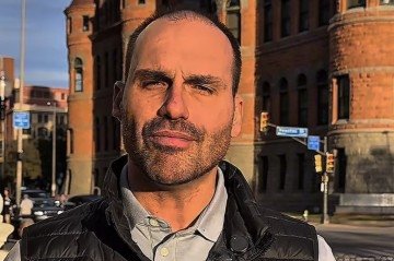 Eduardo Bolsonaro está mais perto de perder o mandato -  (crédito:  Reprodução do YouTube )