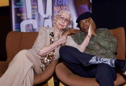 Encontro de Fernanda Montenegro e Milton Nascimento -  (crédito: BrazilNews)