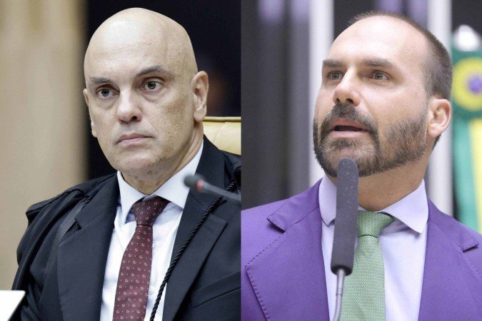 Moraes arquiva pedido de apreensão de passaporte de Eduardo Bolsonaro