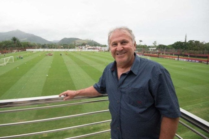 Zico, maior ídolo da história do Flamengo - (crédito: Alexandre Vidal/Flamengo) Zico, maior ídolo da história do Flamengo - (crédito: Alexandre Vidal/Flamengo)