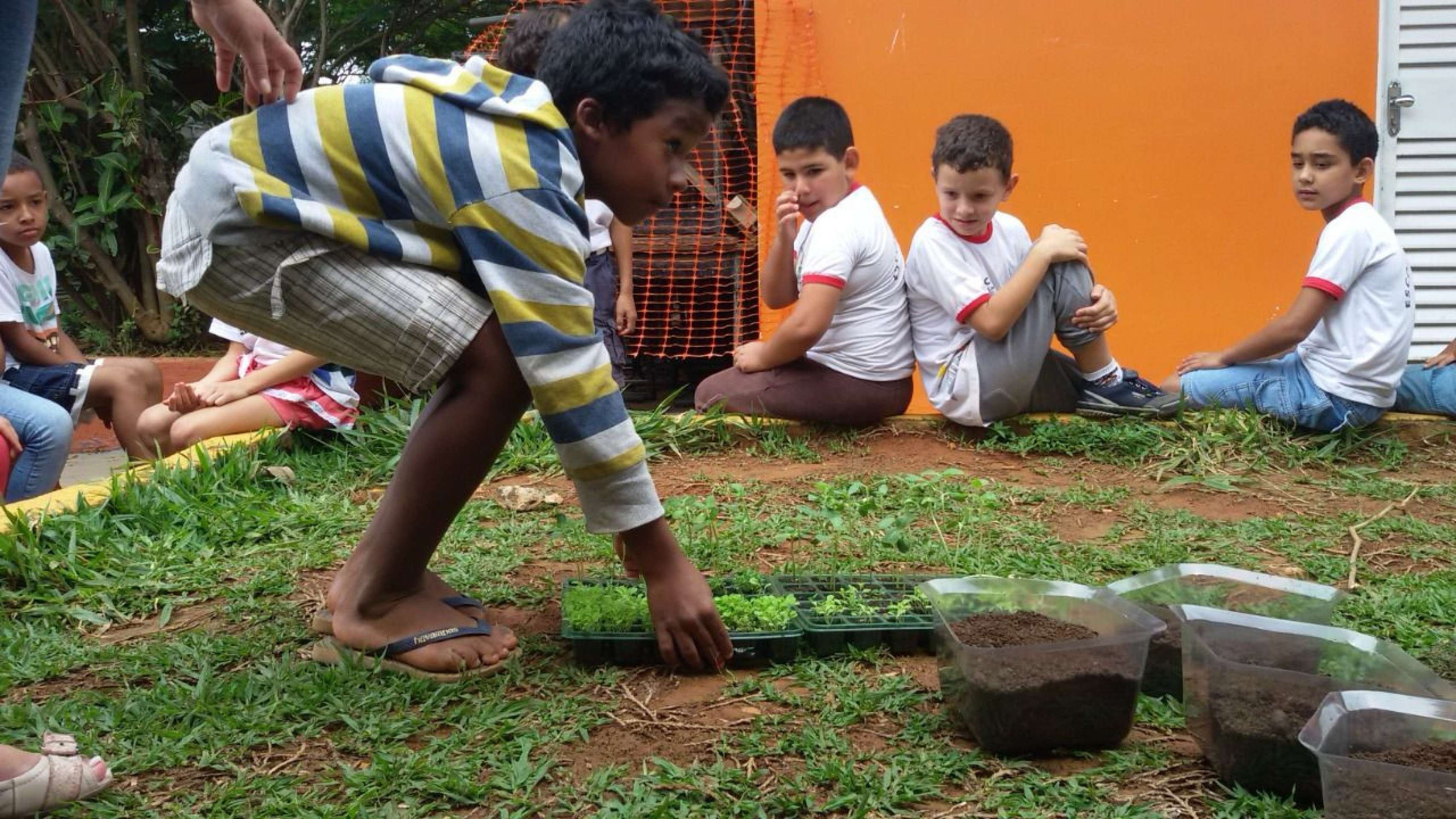  Escola no gama onde estoudo  Endrick na(  foto).