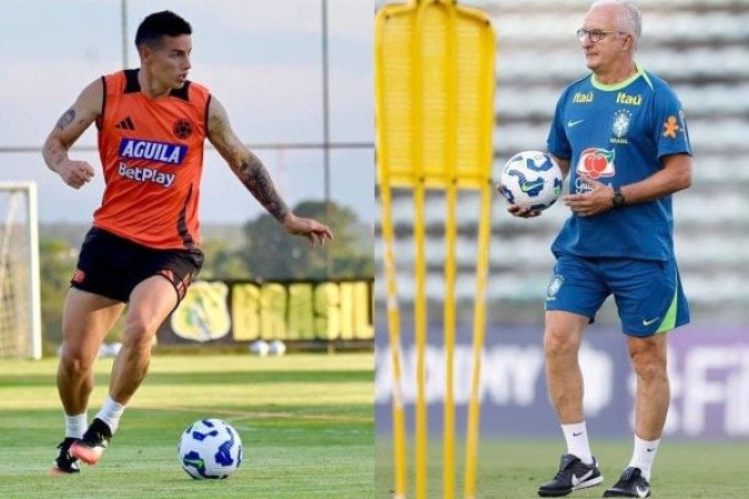 Dorival e James se reencontram pela segunda vez após atrito no São Paulo - (crédito: Fotos: Divulgação / FCF e Rafael Ribeiro / CBF) Dorival e James se reencontram pela segunda vez após atrito no São Paulo - (crédito: Fotos: Divulgação / FCF e Rafael Ribeiro / CBF)