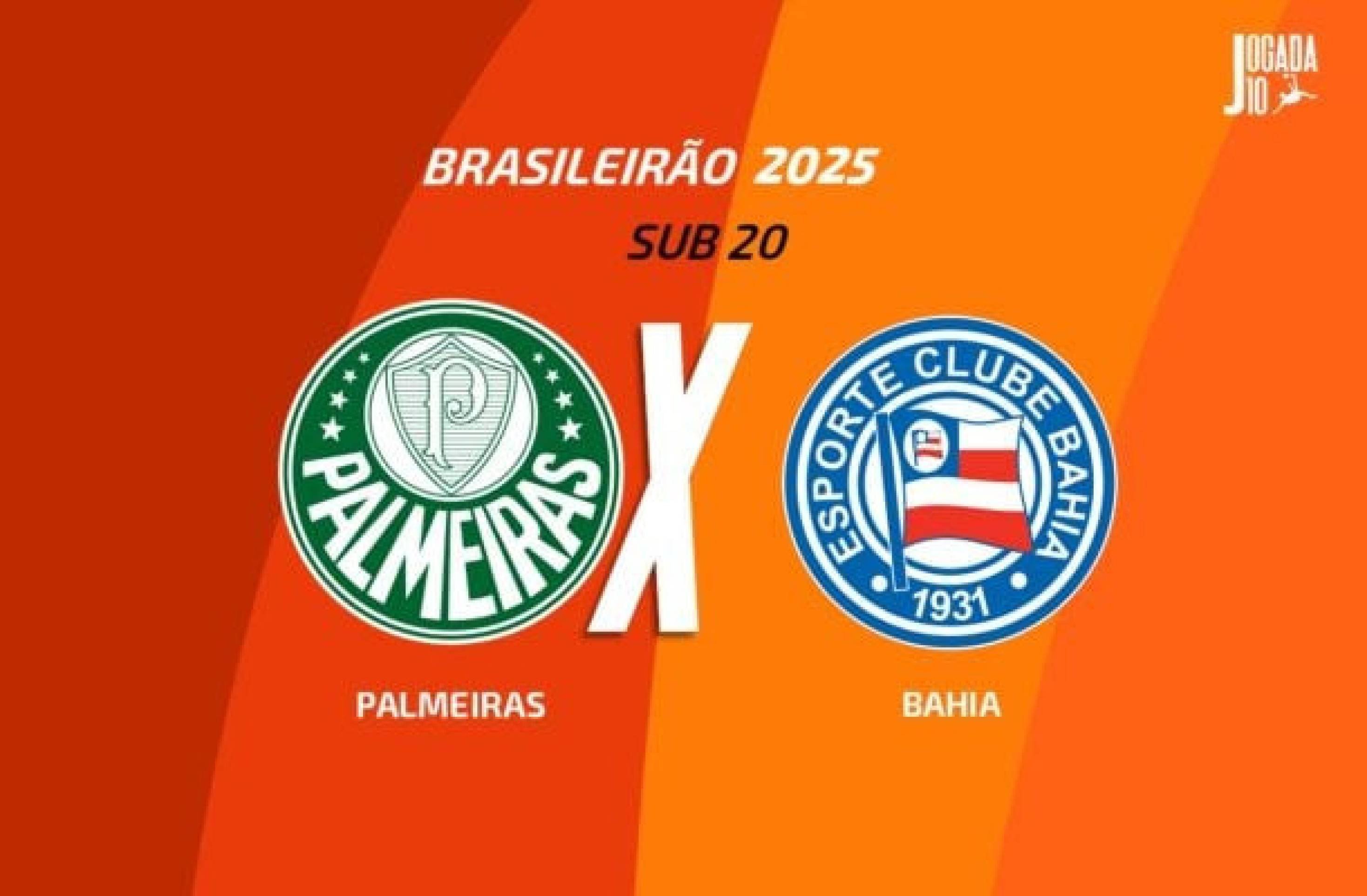 Palmeiras x Bahia: Brasileirão-Sub 20: onde assistir, escalações e arbitragem