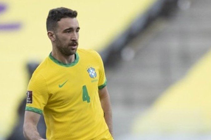 LÉO ORTIZ - Entrou apenas no último minuto e nem tocou na bola. Sem nota. Foto:  Lucas Figueiredo/CBF