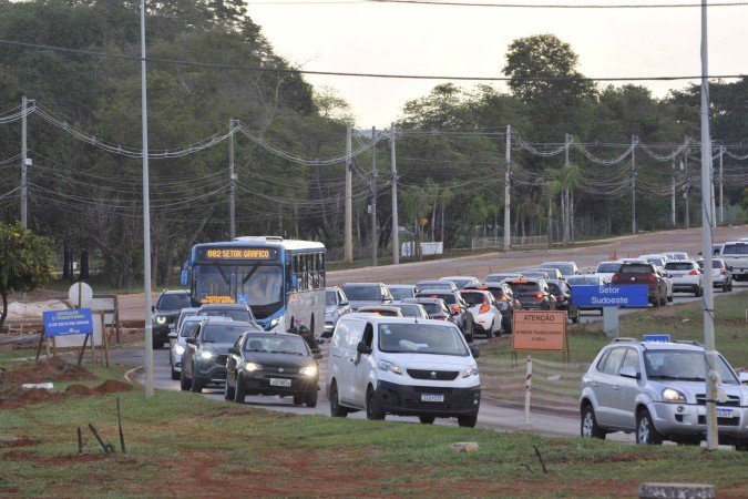  21/03/2025. Crédito: Minervino Júnior/CB/D.A Press. Brasil.  Brasilia - DF. Obras no Setor de Indústrias Gráfica.