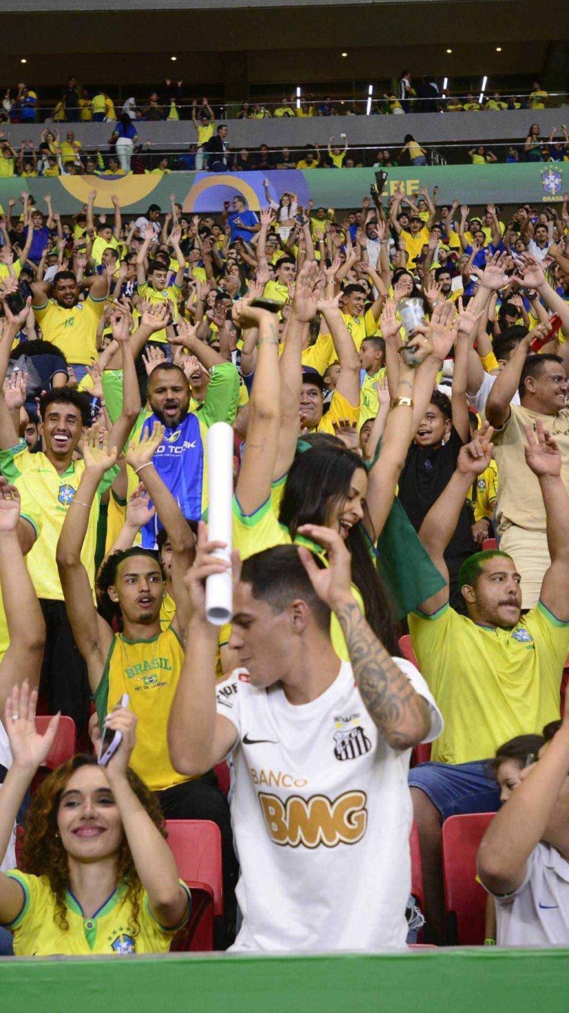  20/03/2025. Crédito: Minervino Júnior/CB/D.A Press. Brasil.  Brasilia - DF. Eliminatórias da Copa do Mundo Brasil e Colômbia no Mané Garrincha. -  (crédito: Minervino Júnior/CB/D.A.Press)