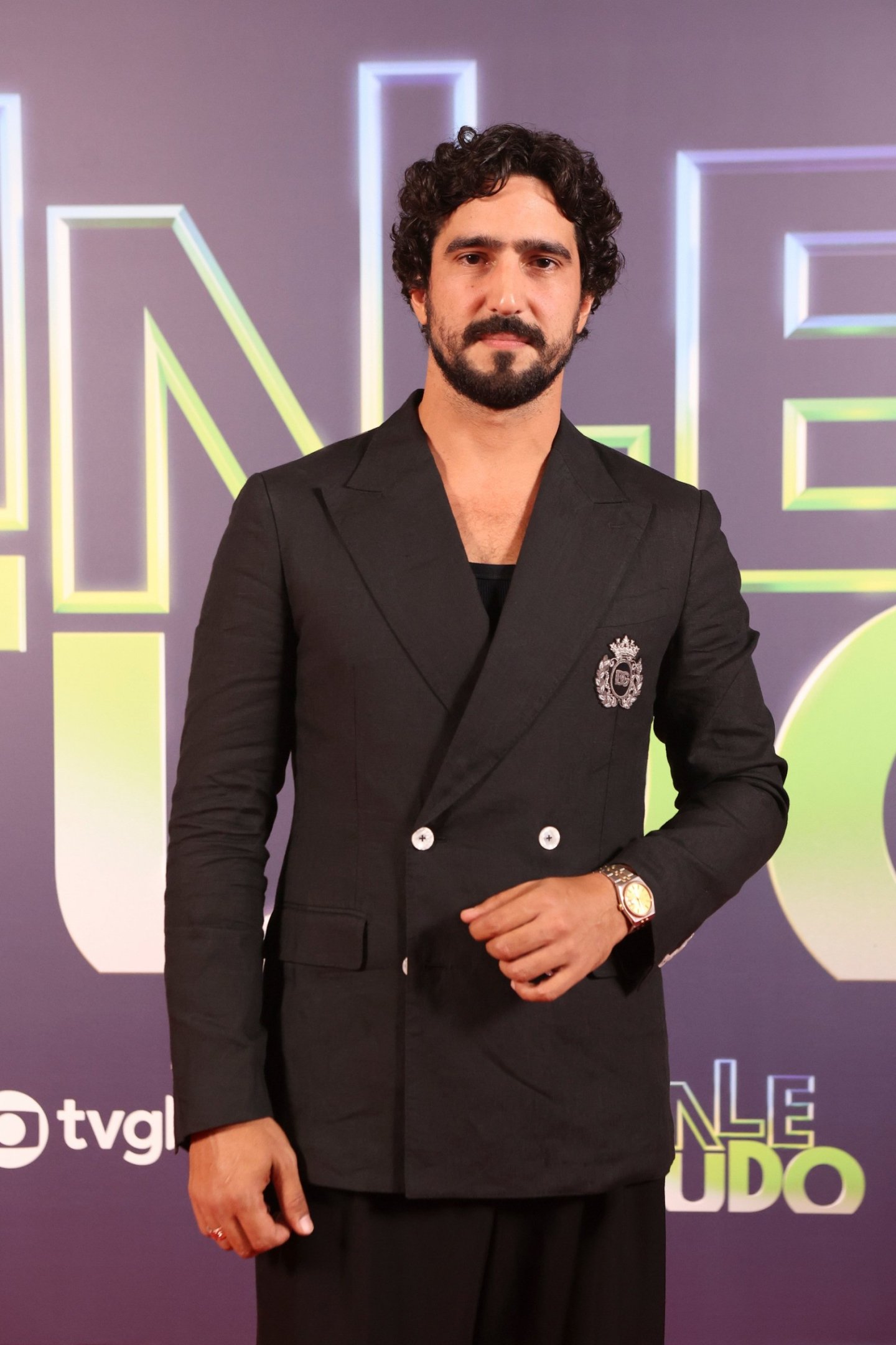 Renato Góes na festa de lançamento de Vale Tudo