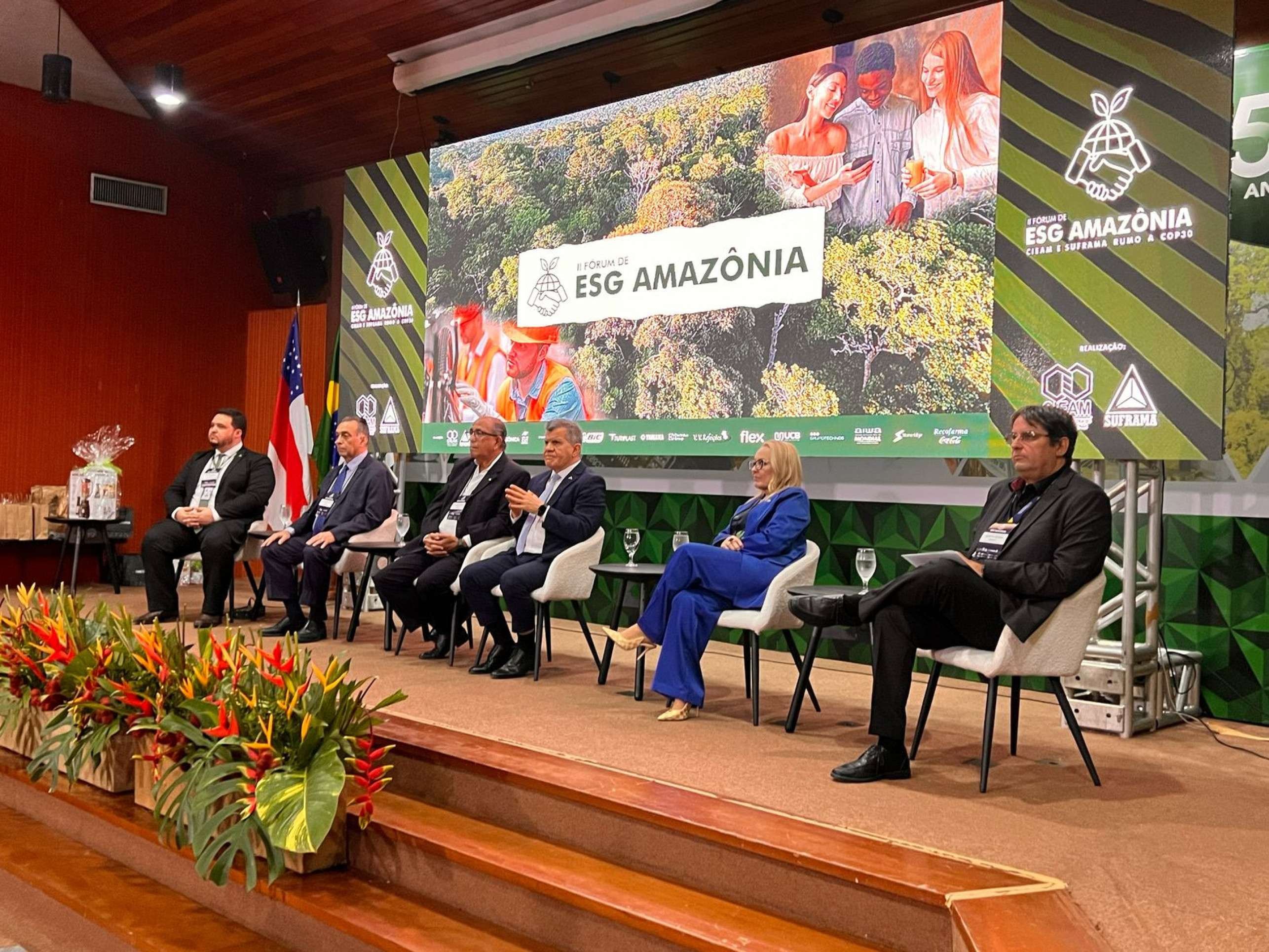 Cerimônia para entrega de selo ESG à Zona Franca de Manaus