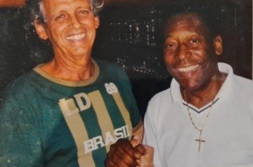 Arnaldo Gomes e Pelé