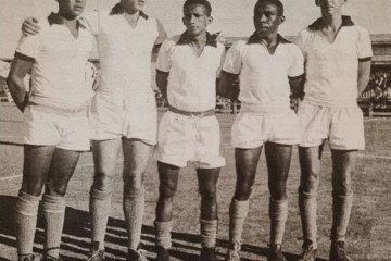Em 1961, o ataque do time do Rabello era formado por Paulo Roberto, Zé Paulo, Nilo, Calado e Arnaldo Gomes