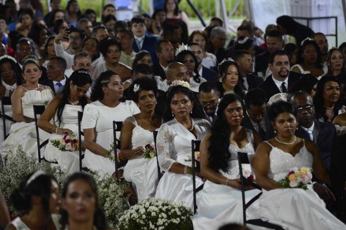 Em 2025, o programa Casamento Comunitário já realizou uma edição no dia 23 de março, unindo 100 casais - (crédito: Marcelo Ferreira/CB/D.A Press) Em 2025, o programa Casamento Comunitário já realizou uma edição no dia 23 de março, unindo 100 casais - (crédito: Marcelo Ferreira/CB/D.A Press)
