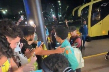 Brasil foi recebido com festa na Argentina -  (crédito: Foto: Reprodução)