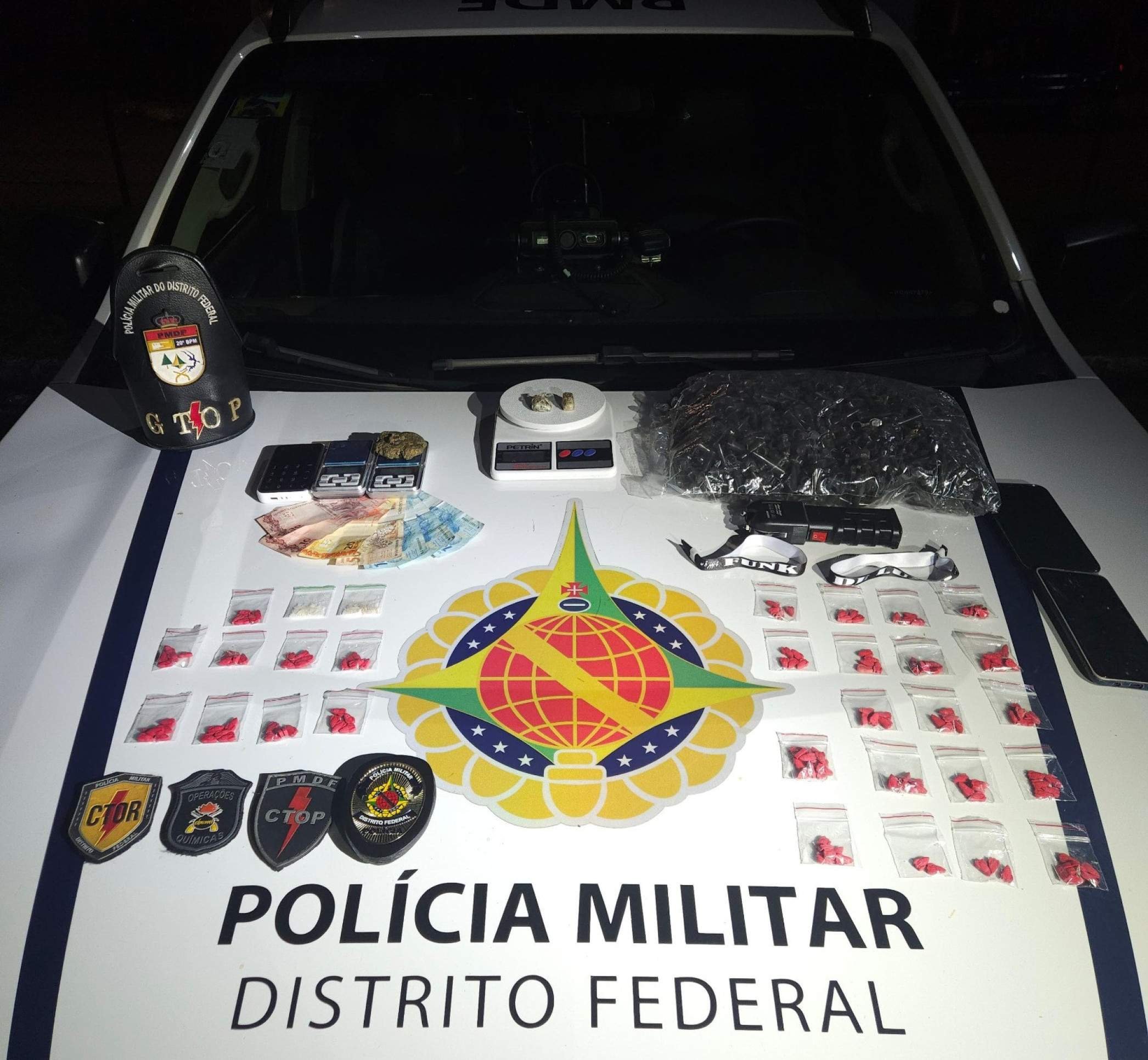 Produtor cultural de Brasília é preso com 148 comprimidos de ecstasy