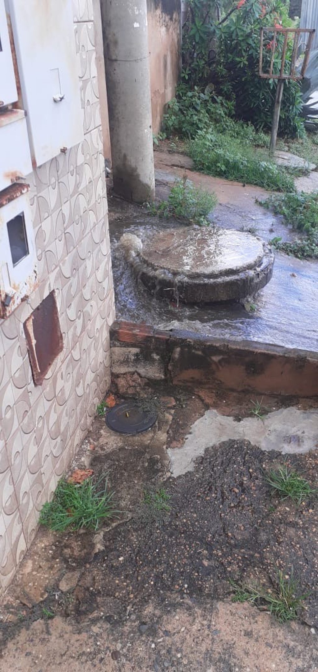 Obstru&ccedil;&atilde;o de tubula&ccedil;&atilde;o de rede de esgoto causa problemas graves em moradores do Setor O  