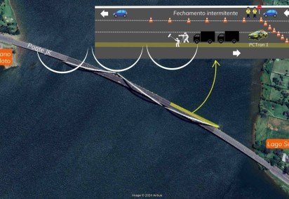 Trânsito na Ponte JK será alterado na madrugada desta quinta (27)