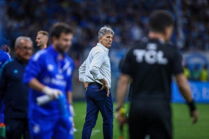 Para Renato, cargo de Treinador na Seleção é o mais alto no futebol brasileiro - (crédito: Foto: Lucas Uebel/Grêmio) Para Renato, cargo de Treinador na Seleção é o mais alto no futebol brasileiro - (crédito: Foto: Lucas Uebel/Grêmio)