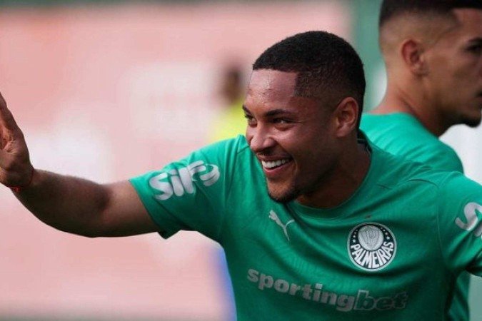 Vitor Roque atuará pela terceira vez com a camisa do Palmeiras - (crédito: Foto: Cesar Greco/Palmeiras) Vitor Roque atuará pela terceira vez com a camisa do Palmeiras - (crédito: Foto: Cesar Greco/Palmeiras)