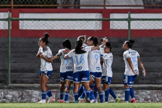 Cruzeiro venceu a segunda no Brasileirão Feminino -  (crédito: Foto: Nayra Halm/Staff )