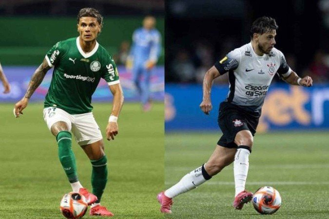 Richard Ríos, do Palmeiras, e Romero, do Corinthians, se atrasam em reapresentação - (crédito: Fotos: Cesar Greco / Palmeiras e Rodrigo Coca / Ag. Corinthians) Richard Ríos, do Palmeiras, e Romero, do Corinthians, se atrasam em reapresentação - (crédito: Fotos: Cesar Greco / Palmeiras e Rodrigo Coca / Ag. Corinthians)