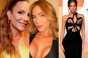 Ivete Sangalo, Virginia, Bruna Marquezine - (crédito: Reprodução) Ivete Sangalo, Virginia, Bruna Marquezine - (crédito: Reprodução)