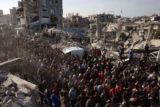 Moradores de Gaza se dizem exaustos com o conflito - (crédito: Getty Images) Moradores de Gaza se dizem exaustos com o conflito - (crédito: Getty Images)