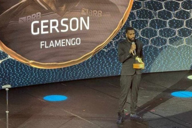Gerson levou o prêmio de craque do Cariocão -  (crédito: Foto: Reprodução de Redes Sociais)