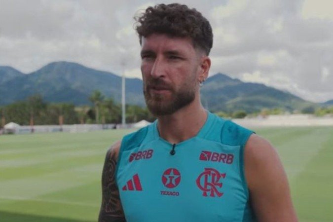 Léo Pereira durante os treinamentos do Flamengo ao longo da semana - (crédito: Foto: Reprodução / Flamengo TV) Léo Pereira durante os treinamentos do Flamengo ao longo da semana - (crédito: Foto: Reprodução / Flamengo TV)