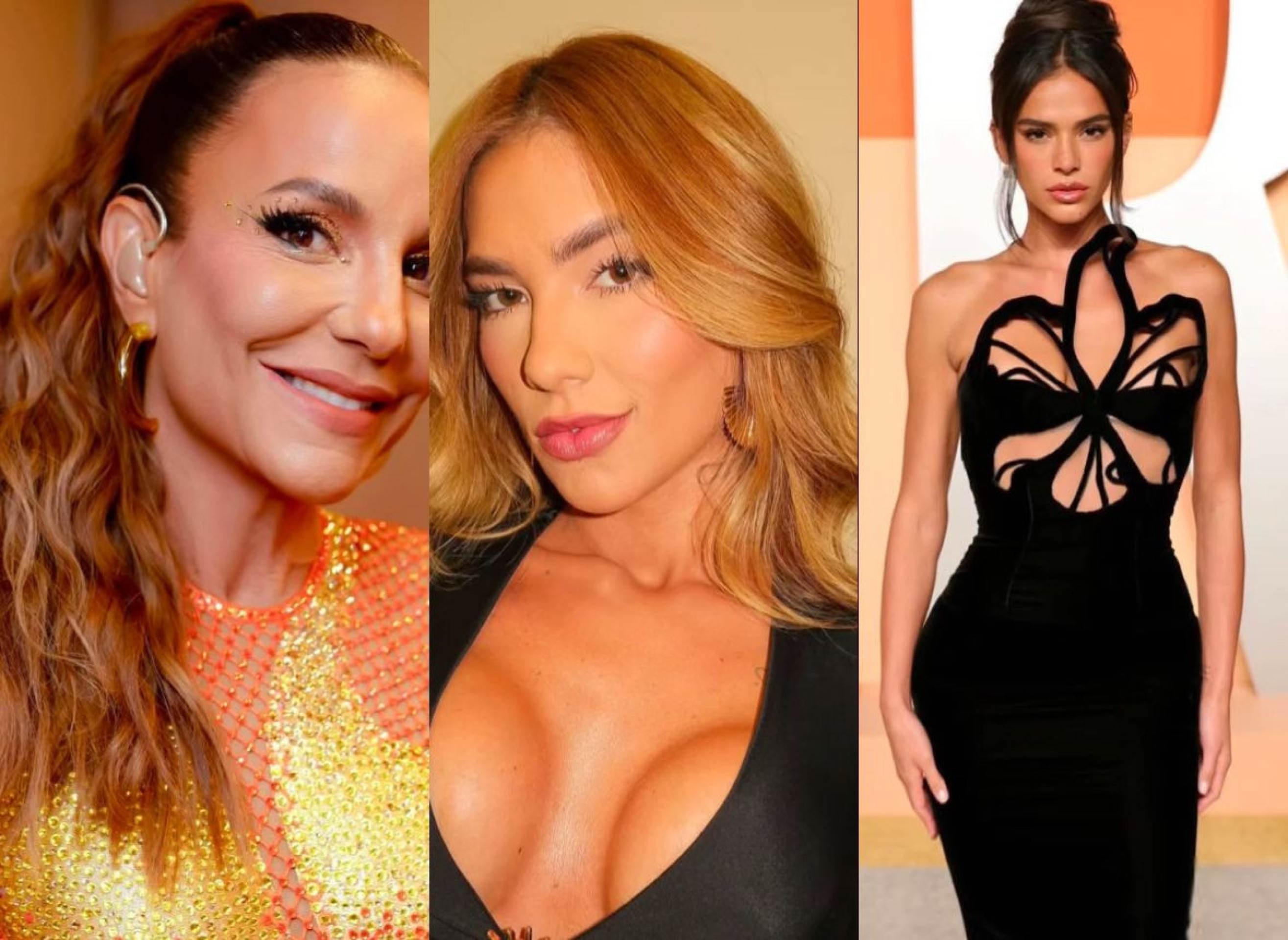 Apresentador diz que Ivete e Bruna Marquezine têm inveja de Virginia