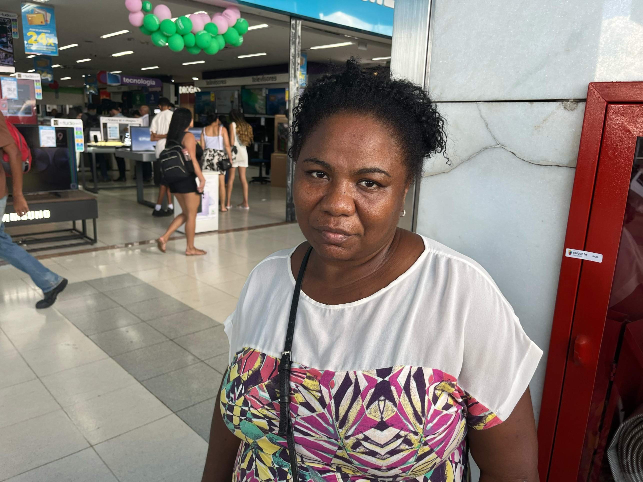 Cozinheira Gersina Oliveira, 49 anos