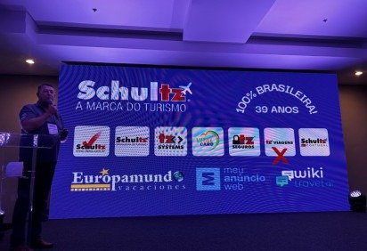 CEO da Schultz afirma durante convenção da operadora que está em Disputa Judicial com sócio da TZ Viagens -  (crédito: Uai Turismo) -CEO da Schultz afirma durante convenção da operadora que está em Disputa Judicial com sócio da TZ Viagens -  (crédito: Uai Turismo)