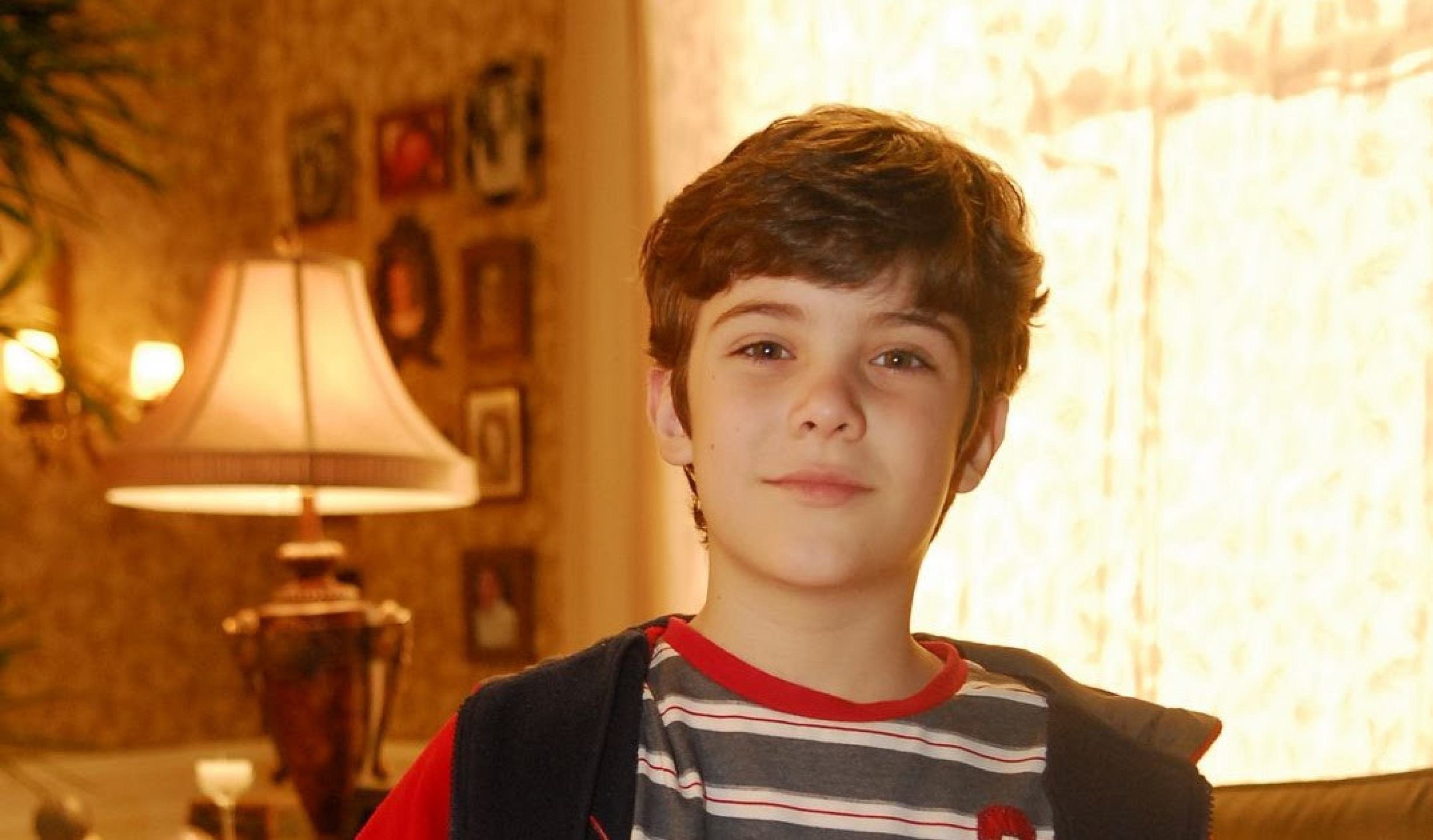  Em Viver a Vida, Caio Manhente tinha 9 anos     