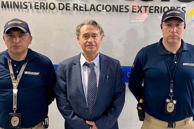 Lehder estava na Alemanha desde 2020 - (crédito: Serviço de Imigração da Colômbia) Lehder estava na Alemanha desde 2020 - (crédito: Serviço de Imigração da Colômbia)