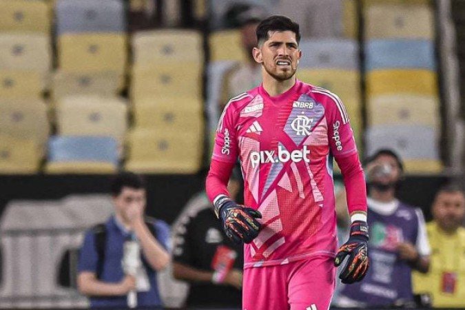 ROSSI - Não teve culpa no gol do adversário, visto que Bruno Henrique estava livre para finalizar. NOTA: 6,0. Foto: Paula Reis/Flamengo