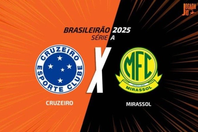 Cruzeiro recebe o Mirassol no jogo pela 1ª rodada do Brasileirão - (crédito: Foto: Arte Jogada10) Cruzeiro recebe o Mirassol no jogo pela 1ª rodada do Brasileirão - (crédito: Foto: Arte Jogada10)