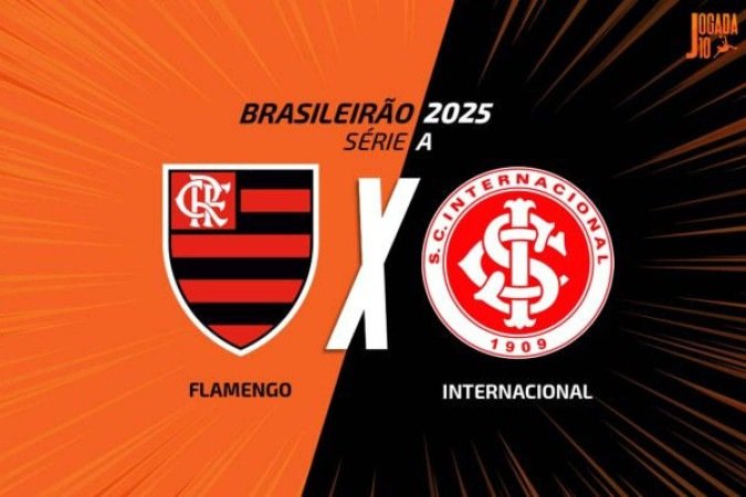 Flamengo e Internacional, dois favoritos ao título, estreiam neste sábado pela rodada 1 do Brasileirão - (crédito: Foto: Arte Jogada10) Flamengo e Internacional, dois favoritos ao título, estreiam neste sábado pela rodada 1 do Brasileirão - (crédito: Foto: Arte Jogada10)