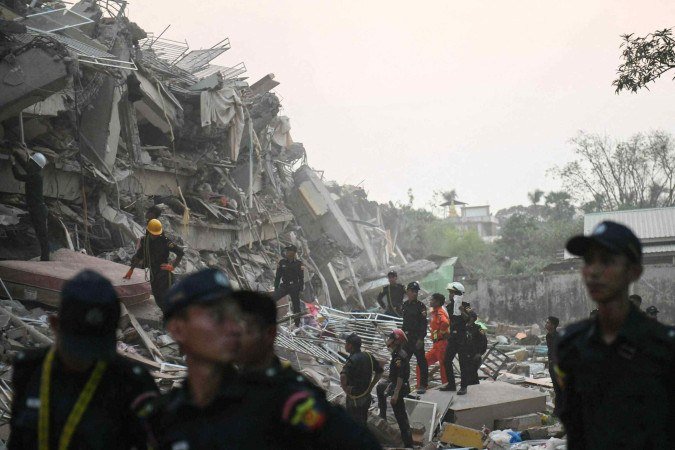 Terremoto em Myanmar      