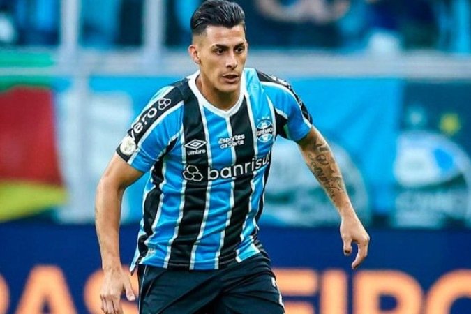 PAVÓN - Jogou poucos minutos e quase não foi notado. NOTA 5,0. Foto: Lucas Uebel / Grêmio