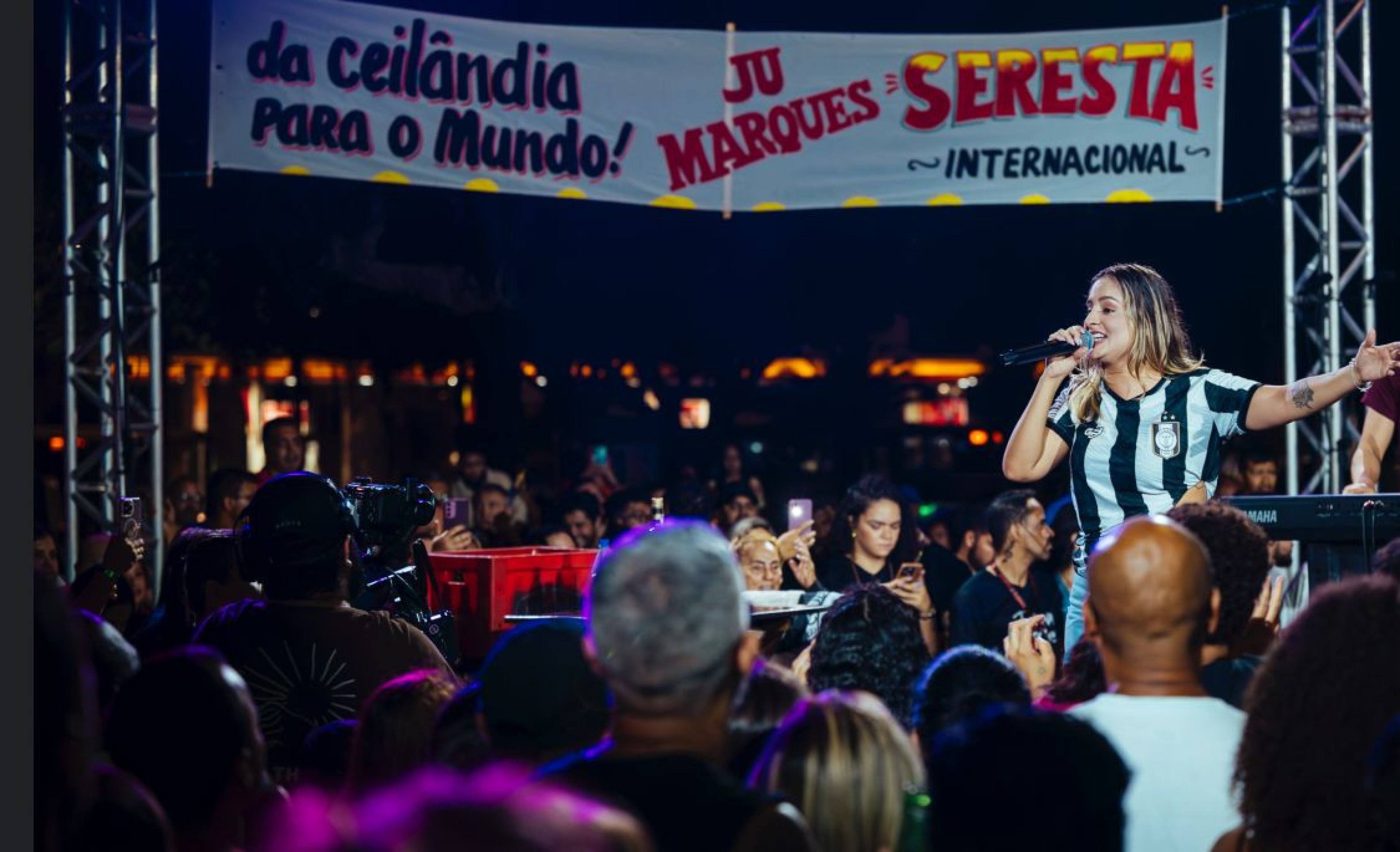 Grava&ccedil;&atilde;o DVD Ju Marques em Ceil&acirc;ndia