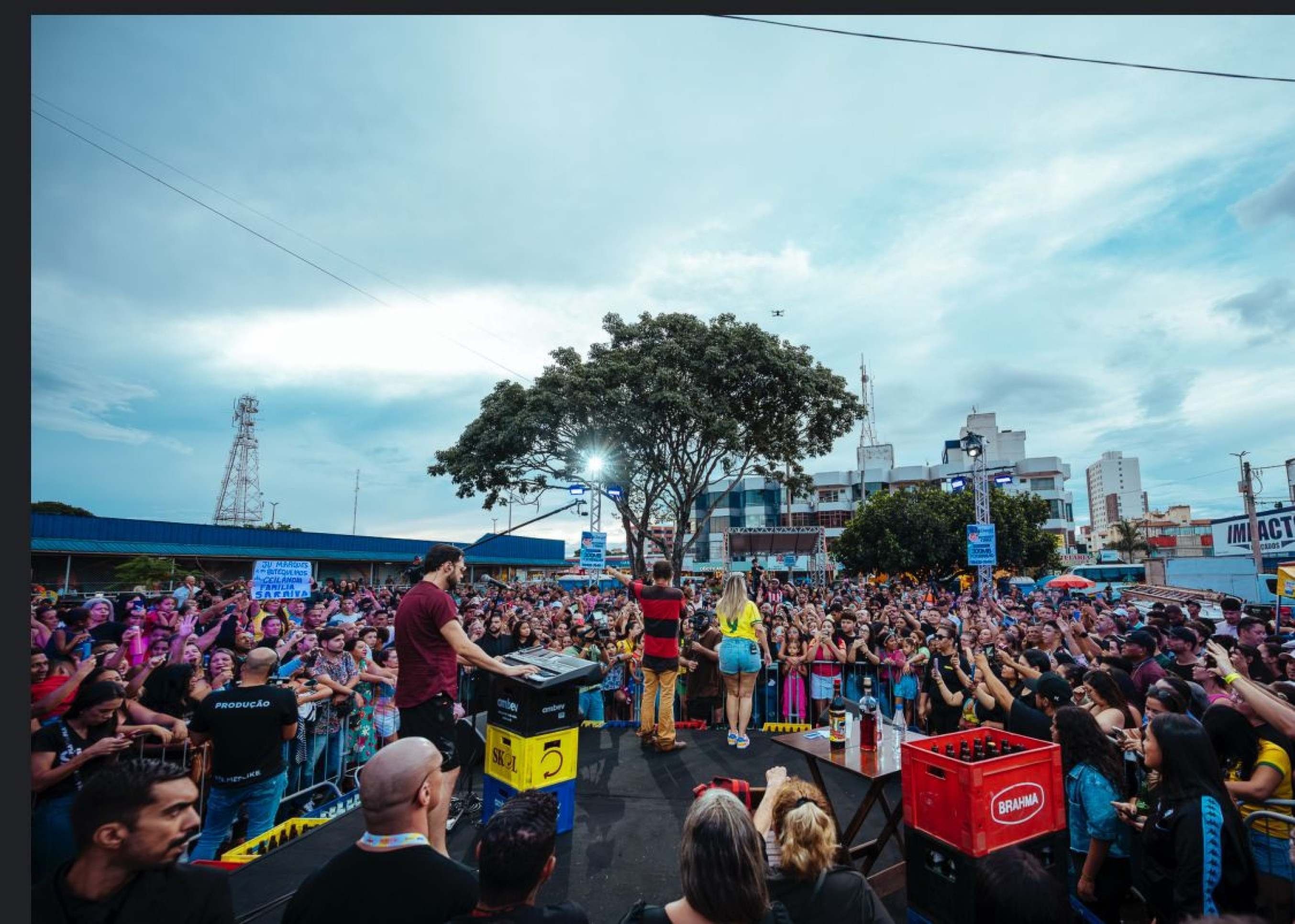 Grava&ccedil;&atilde;o DVD Ju Marques em Ceil&acirc;ndia