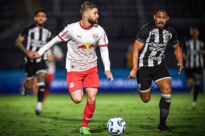Bragantino saiu perdendo e conseguiu o empate nos acréscimos do segundo tempo - (crédito: Foto: Ari Ferreira/Red Bull Bragantino.) Bragantino saiu perdendo e conseguiu o empate nos acréscimos do segundo tempo - (crédito: Foto: Ari Ferreira/Red Bull Bragantino.)