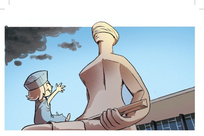 Ilustração de Bruna Assis Brasil para o Palácio do Planalto